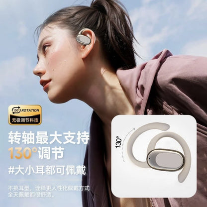 Factory direct sales Bluetooth headset 2024 new wireless ear-hanging open non-ear sports noise reduction super long