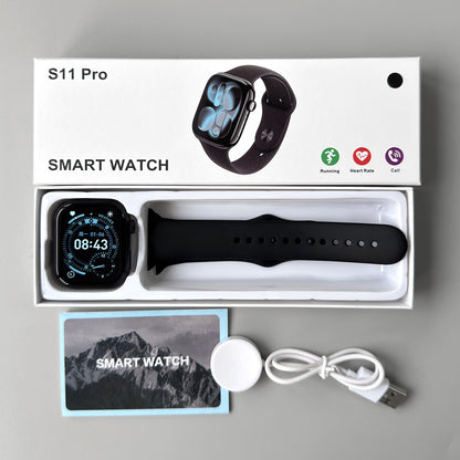 The new Huaqiang North s11max smart watch cross-border foreign trade model defaults to English with 22 languages