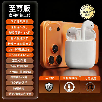Huaqiangbei A9Pro2 new 2026 wireless bluetooth headset color screen intelligent active noise reduction sound quality for Android
