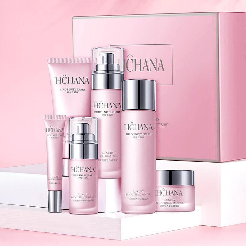 Douyin skin care set Internet celebrity with the same moisturizing skin care kit skin rejuvenation lyophilized powder skin care products manufacturers wholesale