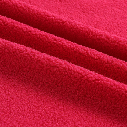 Spot thickened teddy fleece small particle circle fleece sofa throw pillow toy fabric, teddy fleece fabric