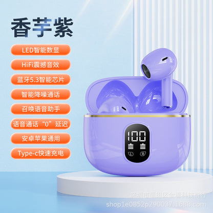 Cross-border private model X88 X85 X89 wireless bluetooth headset intelligent digital display long battery life touch factory direct sales