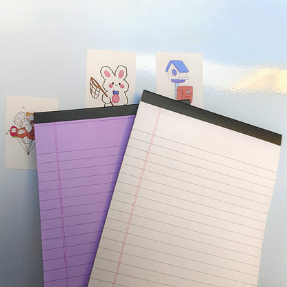 Tearable Legal Pad Office Supplies Ink-proof Tear-off Pages Writing Sheet Paper Notepad Simple Lined Paper Scribbling Book