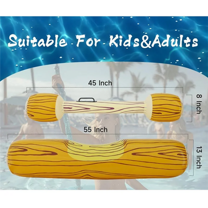 【Top Selling Item】 Excellent-Inflatable Floating Row Toys, Children Pool-Party Set Log Rafts To Float Toys For Summer Beach Games