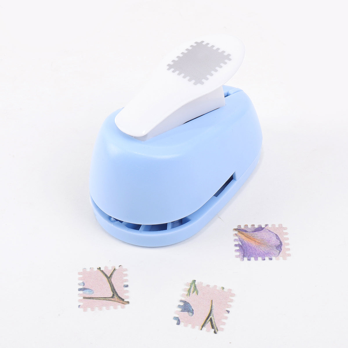 Stamp Shaped Paper Punch, Portable Hole Puncher for Crafts, Scrapbooking Supplies, DIY Card Making & Paper Crafting Tool