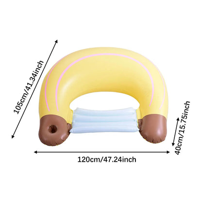 【Free Returns】 Inflatable Hammock Swimming Lounge Chair Multipurpose Water Toy Inflatable Pool Raft for Beach Camping Holiday Summer Parties