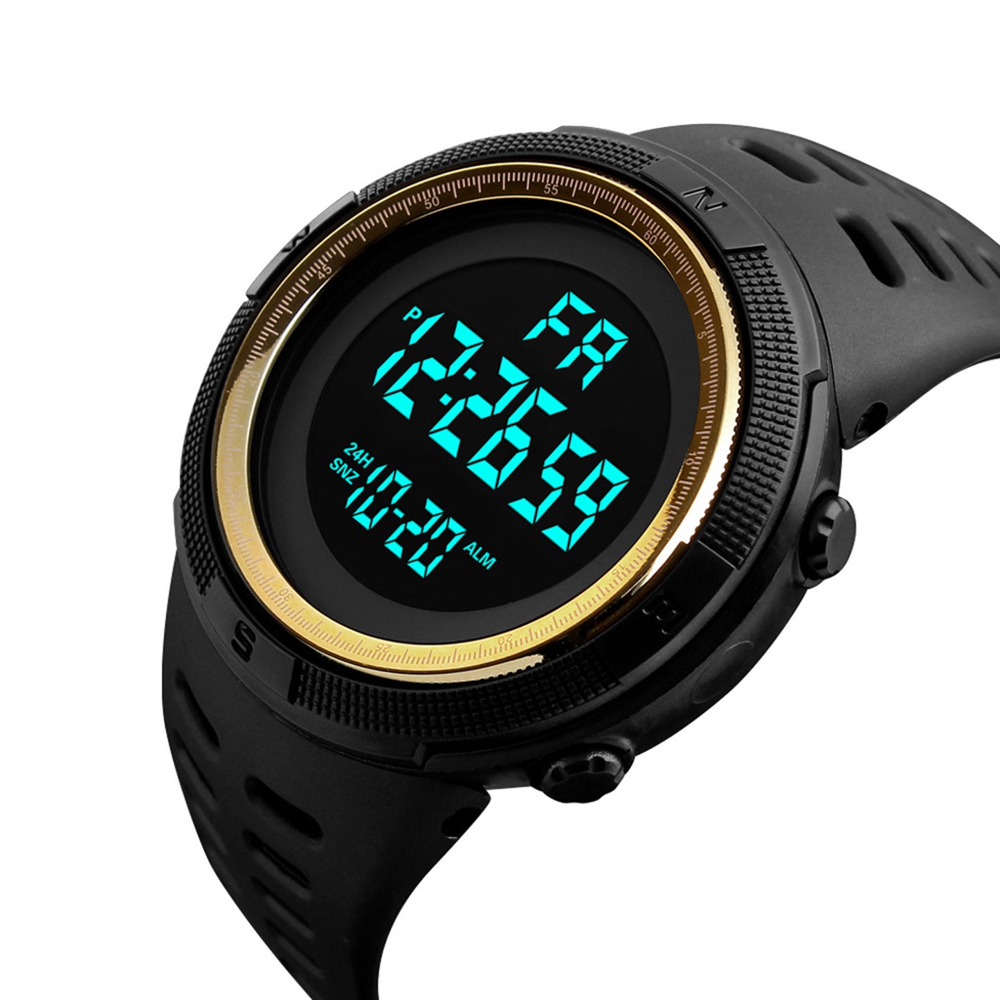 Men Digital Sports Watch Waterproof Casual Luminous Stopwatch Alarm Simple  Watch for Running Climbing Fishing