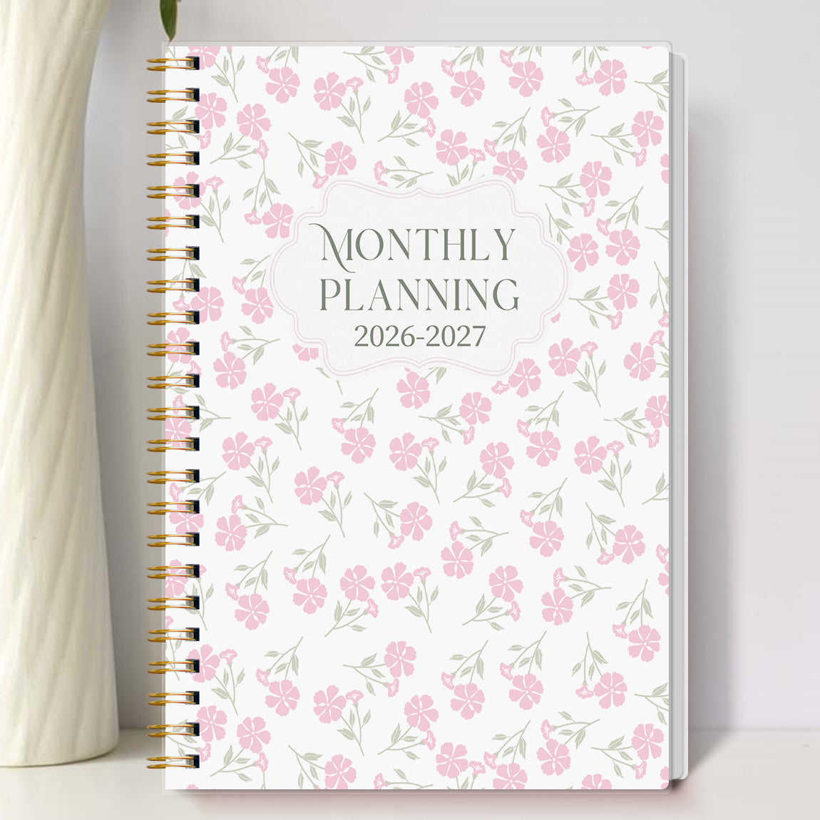 2026-2027 A5 Weekly & Monthly Planner – Jan 2026 to Dec 2027 Spiral Organizer with Calendar & Notes, School & Office Supplies