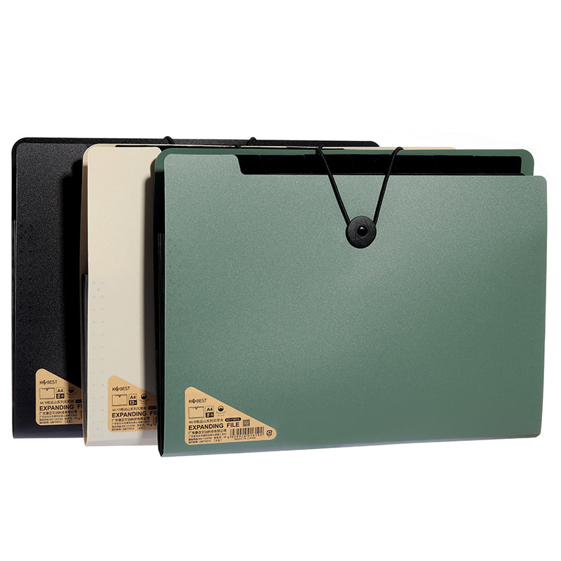 A4 File Folder Storage Bag 5/8/13 Layers Desktop Organizer for Test Papers School Stationery Office Supplies