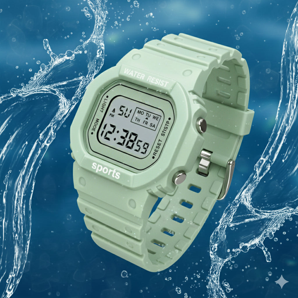 Men's Digital Sports Watch -  Luminous Stopwatch Quartz Multifunction  Fashion Watch for Men"