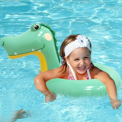 【Support-Cod】 Baby Pool Float Floating Ring Raft Cute Trainer Floats Deer Dinosaur Crocodile For Babies Toddler Puddle Pool Beach