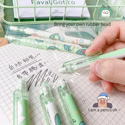 Kawaii Mechanical Pencil set 0.5/0.7mm 2B Refill Cute Cartoon Automatic Pencils School Office Supplies Child Gift Statione