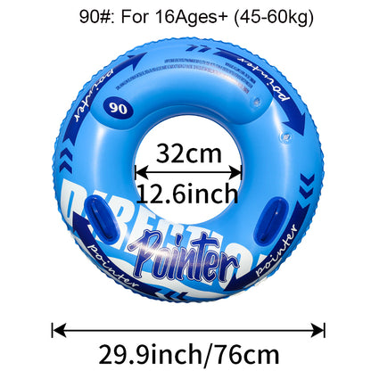 Double Balloon Inflatable Swimming Ring，Beach toys Pool Floaties for Adults,Swim Inner Tube for Pool