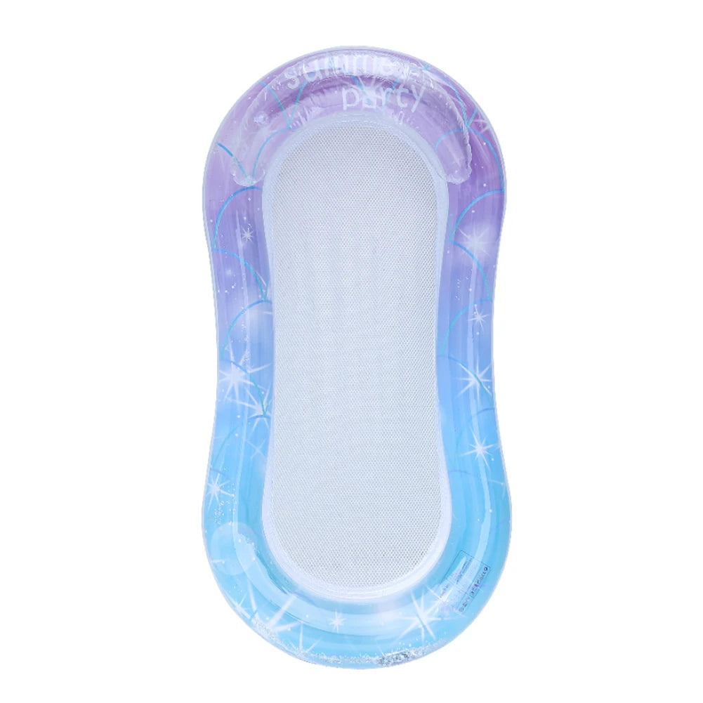 【Shop with Confidence】 Inflatable Pool Float Pool Lounge Float with Backrest Pool Floating Bed Pool Float Lounger Water Floating Recliner for Water Fun