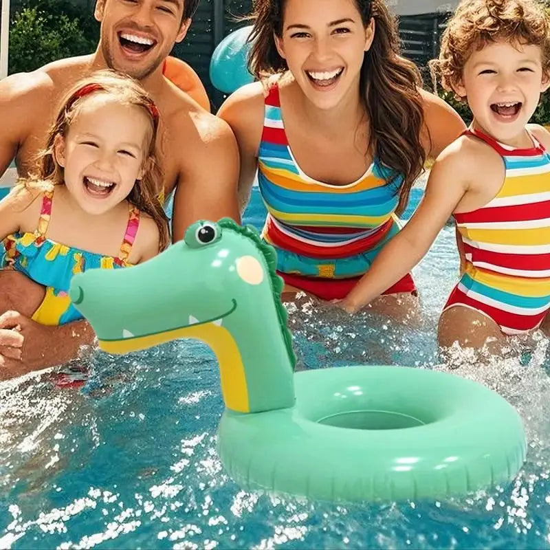 【Support-Cod】 Baby Pool Float Floating Ring Raft Cute Trainer Floats Deer Dinosaur Crocodile For Babies Toddler Puddle Pool Beach