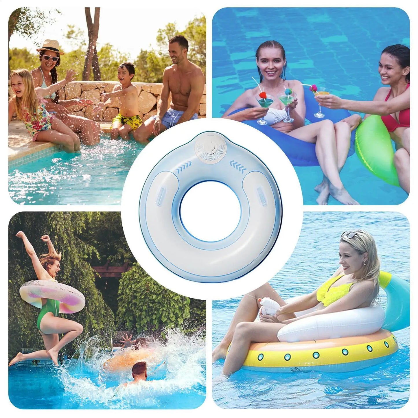 【Special Promotion】 Inflatable Pool Floats Pool Tubes Swimming Pool Toys Large Load-Bearing Buoyancy Floaty Water Supplies For Backyard