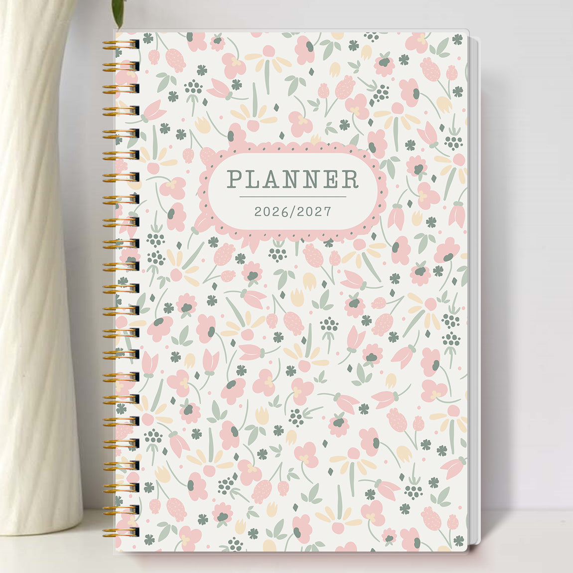 2026-2027 A5 Weekly & Monthly Planner – Jan 2026 to Dec 2027 Spiral Organizer with Calendar & Notes, School & Office Supplies