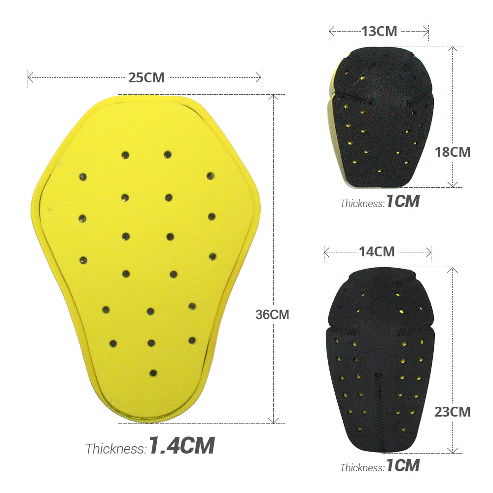 Motorcycle Protective Gear Knee Protector Moto Insert Body Armors EVA Motocross Shoulders Elbows Back Protection Moto Protection