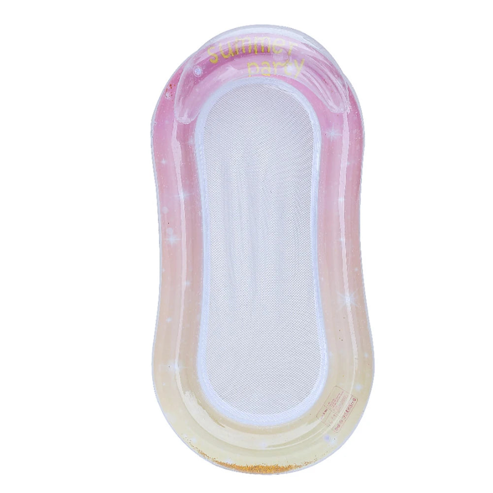 【Shop with Confidence】 Inflatable Pool Float Pool Lounge Float with Backrest Pool Floating Bed Pool Float Lounger Water Floating Recliner for Water Fun