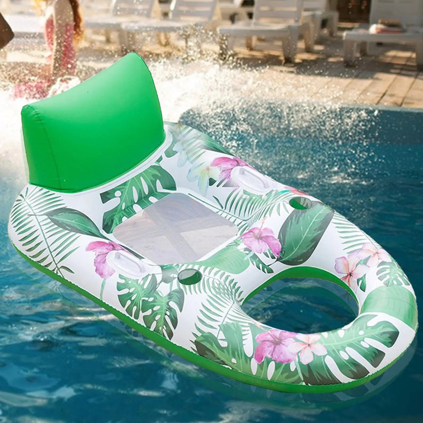 【Factory-direct】 Inflatable Pool Float PVC Inflatable Water Air Mattress Lounger Multi-Purpose Water Floating Bed For Amusement Park Traveling