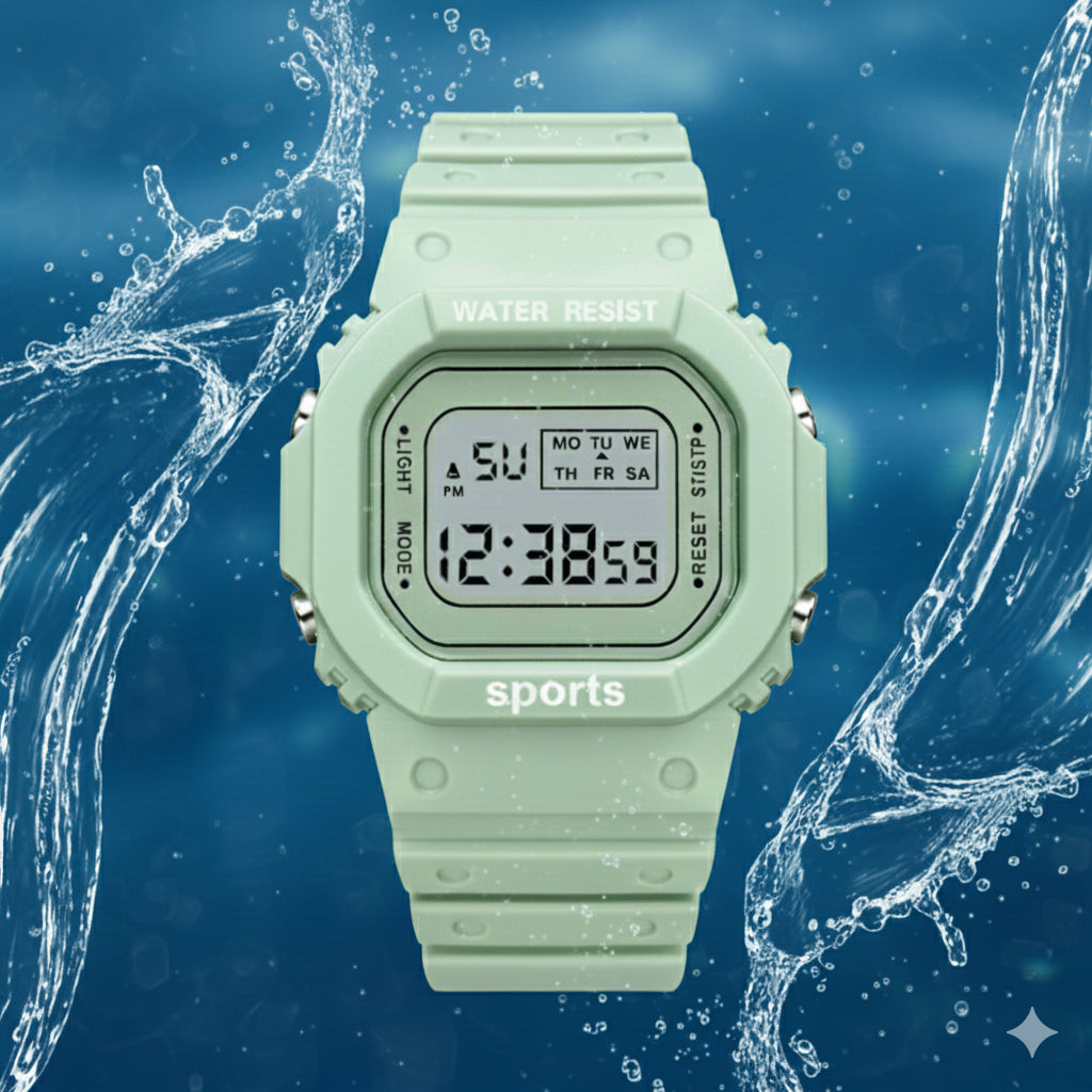 Men's Digital Sports Watch -  Luminous Stopwatch Quartz Multifunction  Fashion Watch for Men"