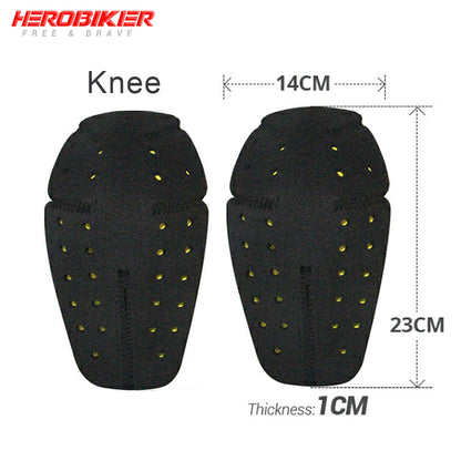 Motorcycle Protective Gear Knee Protector Moto Insert Body Armors EVA Motocross Shoulders Elbows Back Protection Moto Protection