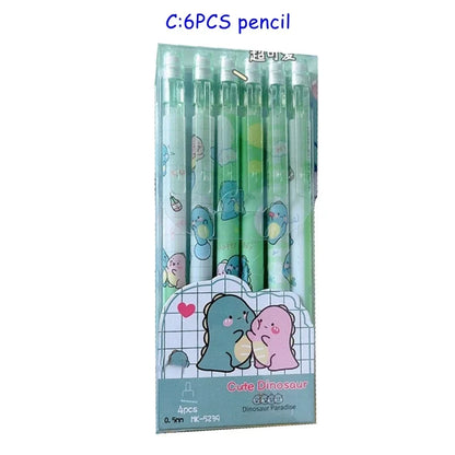 Kawaii Mechanical Pencil set 0.5/0.7mm 2B Refill Cute Cartoon Automatic Pencils School Office Supplies Child Gift Statione