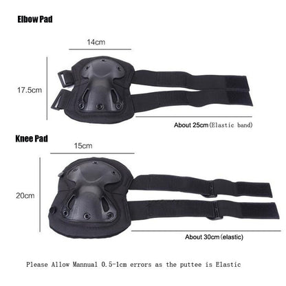 Tactical Knee Pad Support Elbow Protector CS Military Army Airsoft Outdoor Sport Hunting Kneepad Safe Gear Protective Knees Pads