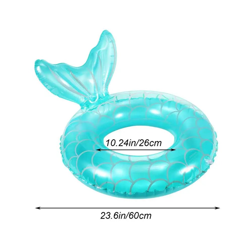 【Big-promotion】 Baby Swimming Float Floating Pool Ring Raft Mermaid Inflatable Trainer Accessories For Babies And Toddler For Beach And Puddle