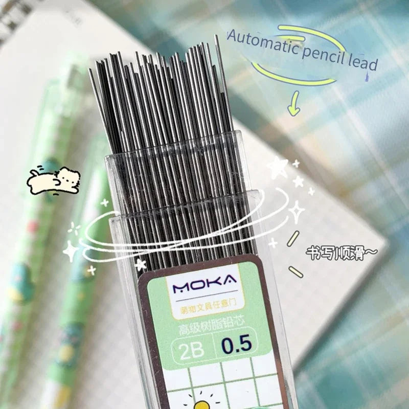 Kawaii Mechanical Pencil set 0.5/0.7mm 2B Refill Cute Cartoon Automatic Pencils School Office Supplies Child Gift Statione