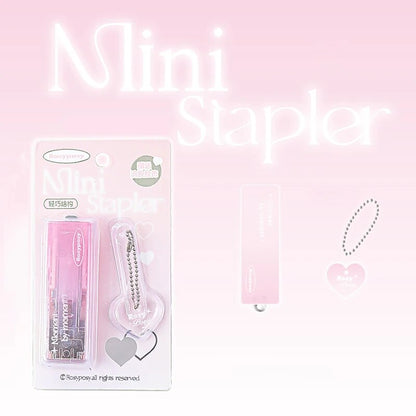 2Style Clear INS Stapler Portable Mini High Value Gradient for Students Office Supplies Korean Bookbinding Tool