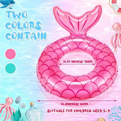 【Big-promotion】 Baby Swimming Float Floating Pool Ring Raft Mermaid Inflatable Trainer Accessories For Babies And Toddler For Beach And Puddle