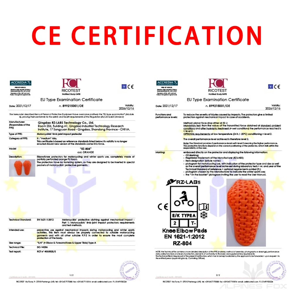 CE Level 2 Certified Motorcycle Protective Gear Insert Knee Protection Thicken Soft Motocross Pants Protector Knee Pads Hip Pad