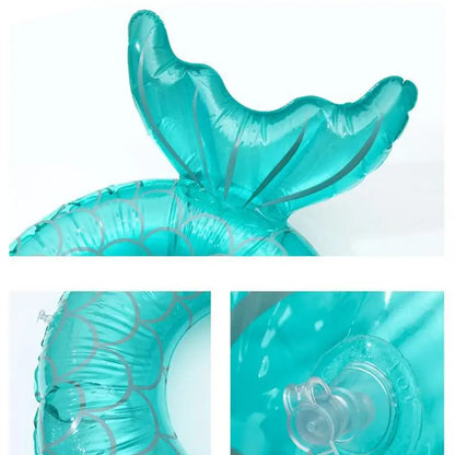 【Big-promotion】 Baby Swimming Float Floating Pool Ring Raft Mermaid Inflatable Trainer Accessories For Babies And Toddler For Beach And Puddle