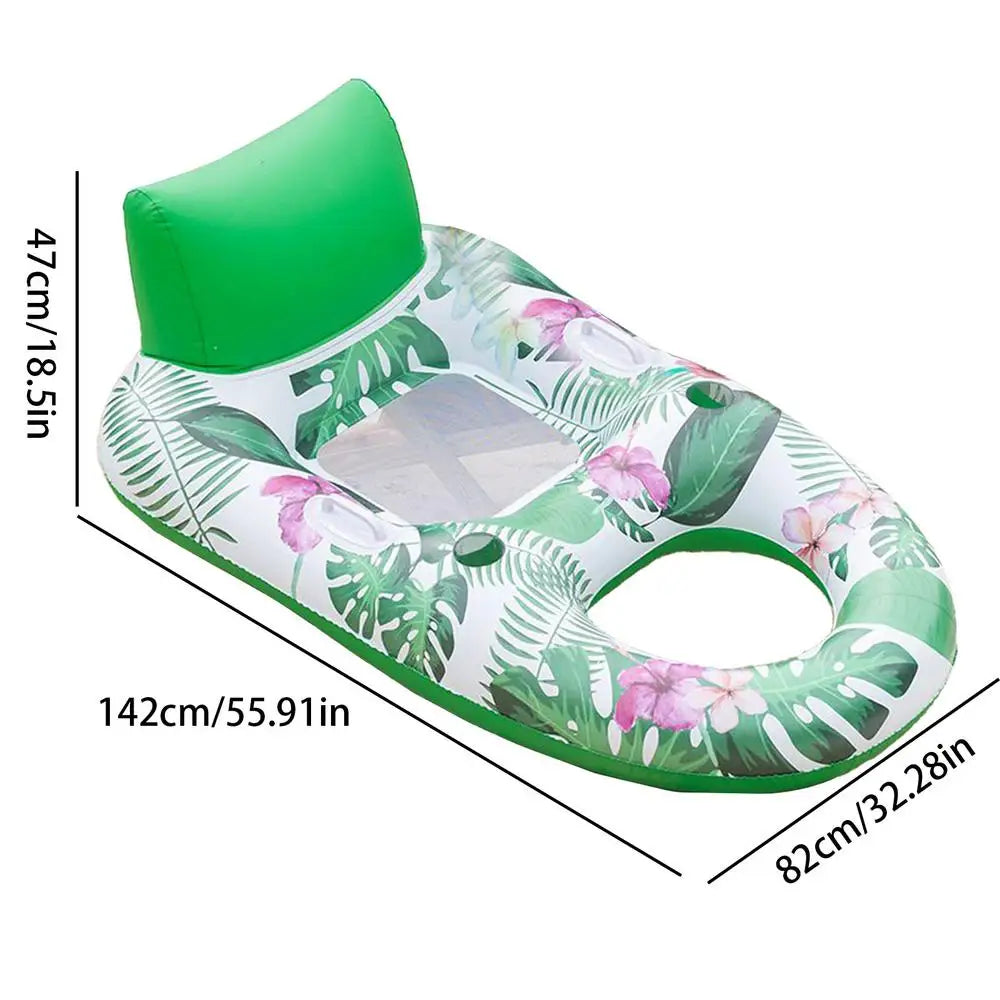 【Factory-direct】 Inflatable Pool Float PVC Inflatable Water Air Mattress Lounger Multi-Purpose Water Floating Bed For Amusement Park Traveling