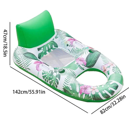 【Factory-direct】 Inflatable Pool Float PVC Inflatable Water Air Mattress Lounger Multi-Purpose Water Floating Bed For Amusement Park Traveling