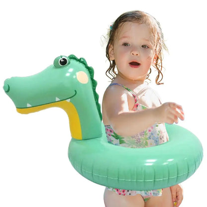 【Support-Cod】 Baby Pool Float Floating Ring Raft Cute Trainer Floats Deer Dinosaur Crocodile For Babies Toddler Puddle Pool Beach