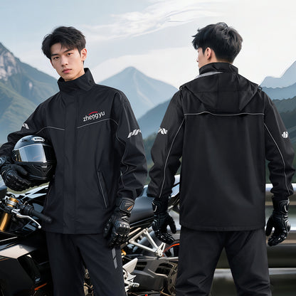 Waterproof Raincoat Pants Rain Jacket Windproof Rainsuit for Motorcycle Riders Travel