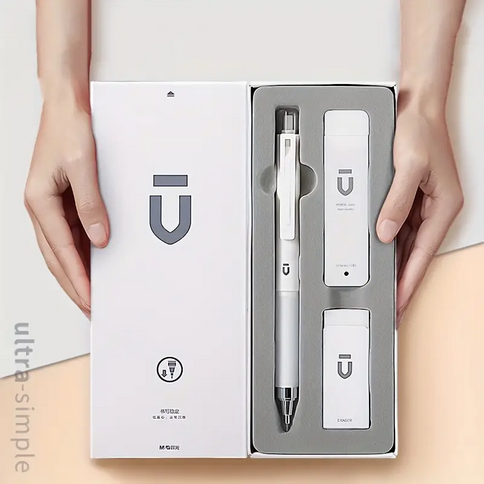 M&G Mechanical pencil Automatic Pencil Set Low Center Of Gravity Active Pencil HB Active Pencil Set Rubber Office Supplies