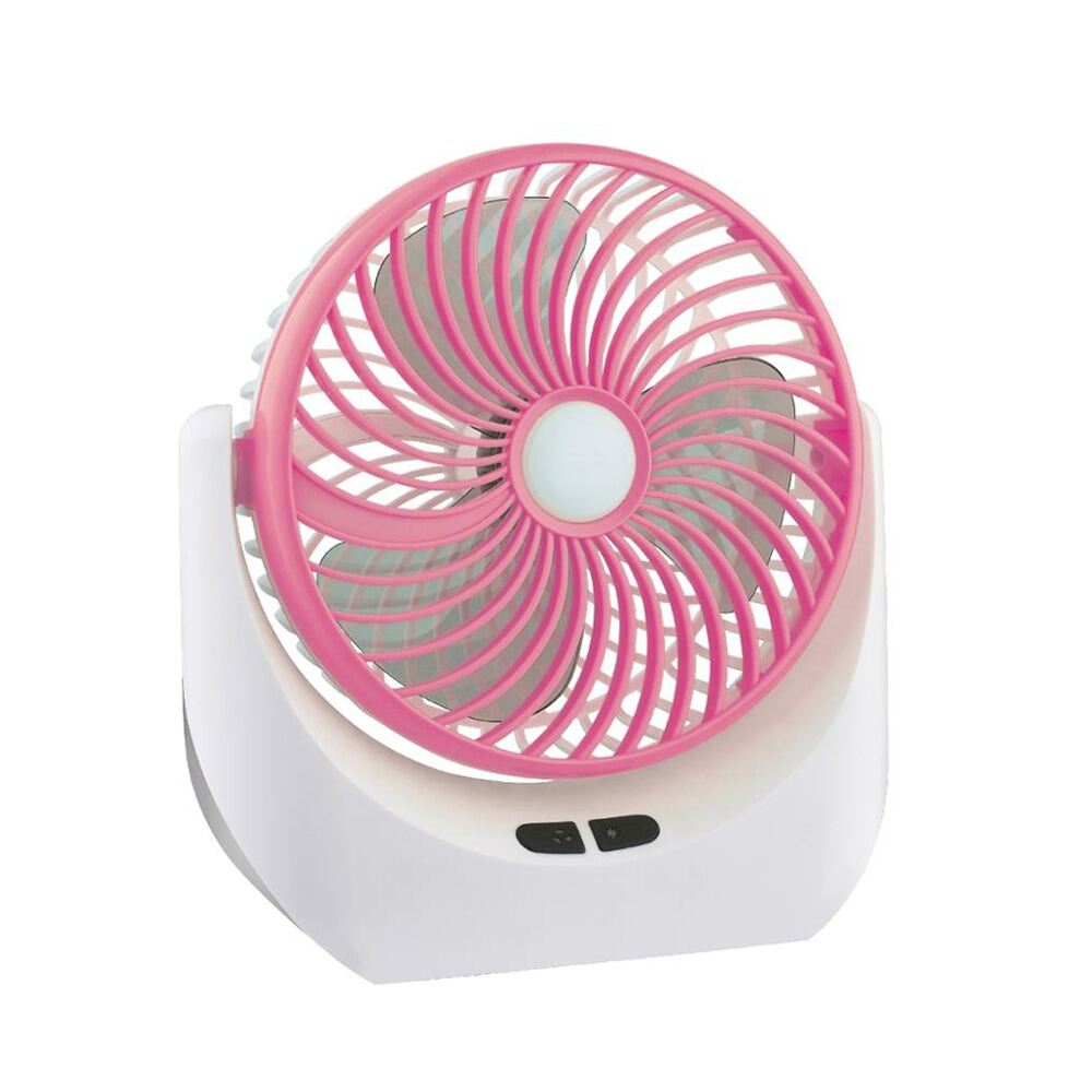 Lithium rechargeable mini table air cooling fan with LED light JY SUPER 1880 Battery Power - 2400 mAh Place of Origin: CHINA