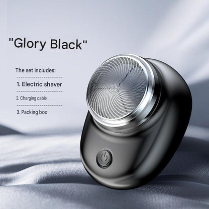 Portable Mini Rechargeable Electric Shaver for Men – Dual-Head Travel Shaver