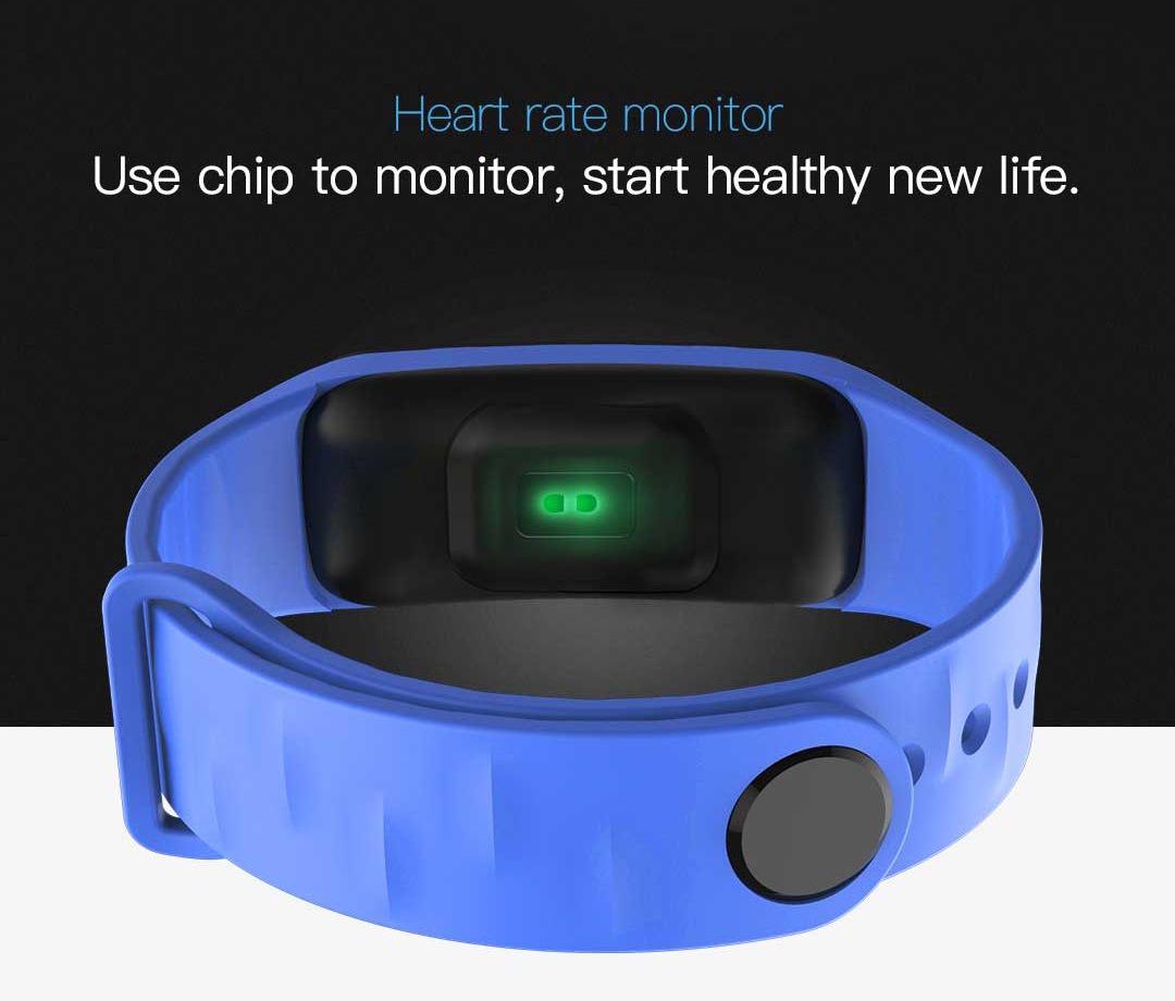 C1plus color screen smart bracelet waterproof heart rate meter pedometer heart rate blood pressure multi-functional sports bracelet cross-border
