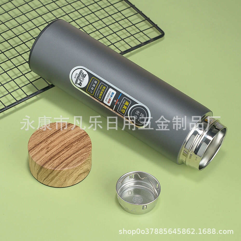 Double Layer 500ml Vacuum Flasks Thermoses Cup Business Coffee Mug Thermoscup Stainless Steel vacuum flasks for Car Water Bottle