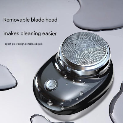 Portable Mini Rechargeable Electric Shaver for Men – Dual-Head Travel Shaver