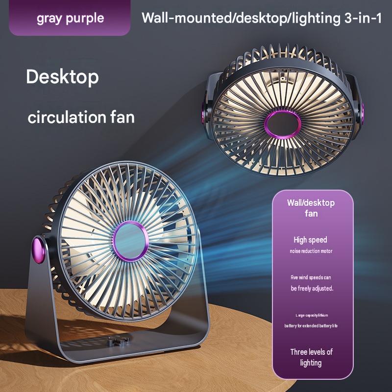 Desktop fan Charging model Long battery life USB foldable mini retractable fan Dormitory portable desktop electric fan