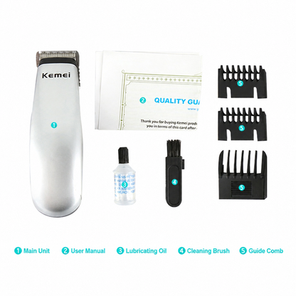 Kemei KM-666 Mini Cordless Hair & Beard Trimmer